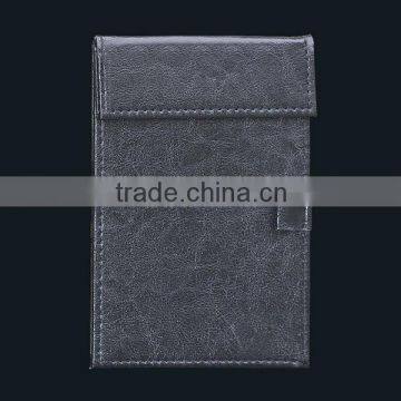 Wholesale hotel leather writing pad with pen slot