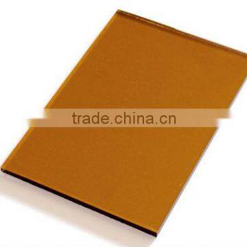 3mm-12mm Golden Bronze Tinted Glass with CE & ISO certificate