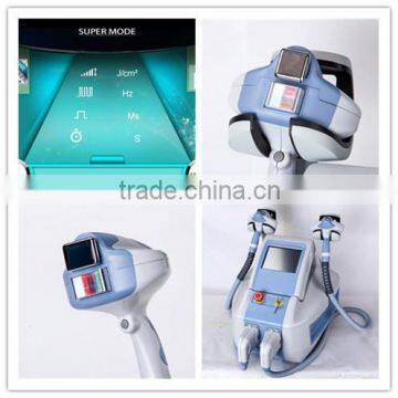 Age Spot Removal Manufacturer Sell Patent 640-1200nm Portable E-light (ipl& Rf) Hair Removal Device Vertical