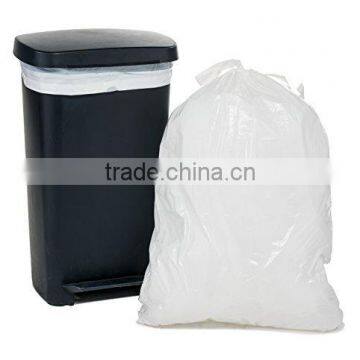 Small and large Plastic and Embossed Drawstring Bag Made in China