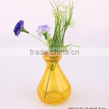 2014 new mini glass vase with color
