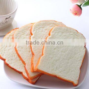 Best quality mould fake stress toast bread for decoration/Yiwu sanqi craft factory