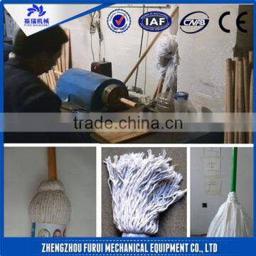 2016 best selling china top floor mop/mop head making machine