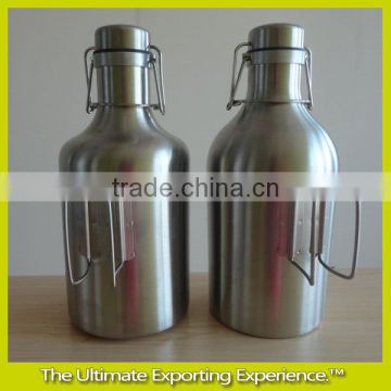 Stainless Steel Growler with handle,2L Stainless Steel Growler with handle