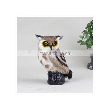 plastic model miniature animal plush owl toys