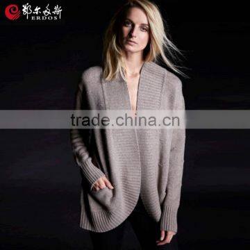 Erdos curved open style of cardigan sweaters wholesale