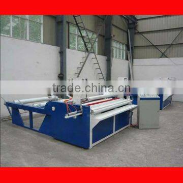 Full automatic 1092mm toilet paper rewinding and slitting machine with paper core