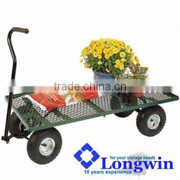 4 wheel wheelbarrow danish trolley