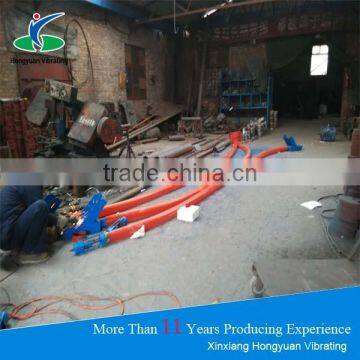 High efficient corn grain suction loading portable screw conveyor machine