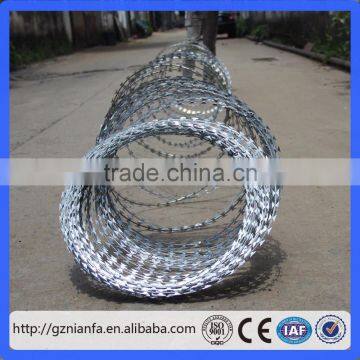 BTO-22 Hot Galvanized Concertina Razor Barbed Wire for Fence(Guangzhou Factory) photo-2