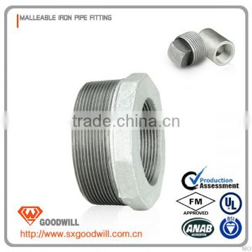 Pipe Fitting male Connection NPT Threaded bushing