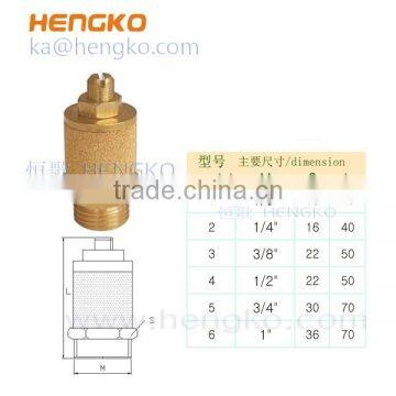 Precision Sintered Copper Gas Silencer Quiet Control Filter Muffler photo-6