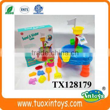 Kids Plastic Outdoor Summer Sand Beach Toys Table Set Sand Play Tools photo-5