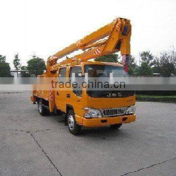 14 m JAC high platform truck, 14m JAC aerial platform workring truck, 14m JAC bucket booming truck