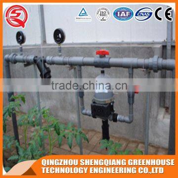 Factory Direct Steel Frame Glass Greenhouse Fertilization System for Sale photo-5