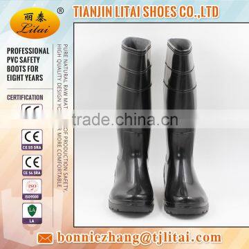 Construction PVC Rain Boots, Black Woke Boot photo-2