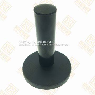 M6 Thread Customized Disk Magnet Coved with Rubber with Bakelite Handle