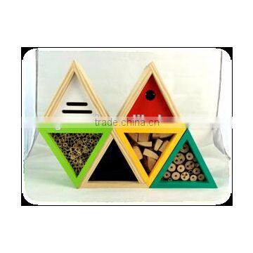 Small Hanging Manufacturer Decorated Eco-friendly Wooden Insect House photo-6