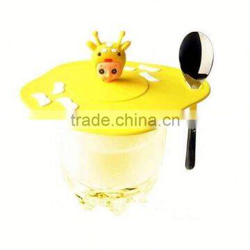 Life style Animal shaped Silico wine Cup Lid