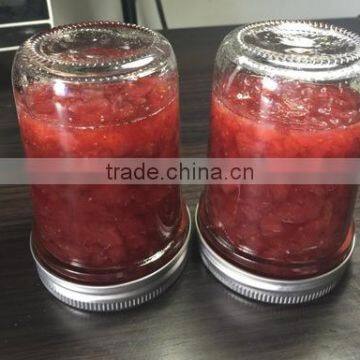 16 oz glass mason jars with straw lid