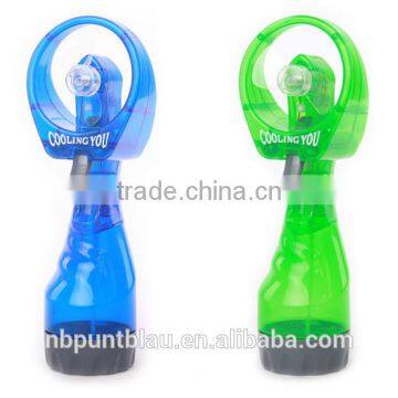 water fan plastic mini fan for kids in summer