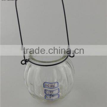 Pumpkin Shaped Glass Candle Holder Factory photo-1