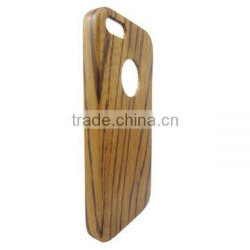 OEM Custom 100% Wood Smart Phone Case,zebra Wood Cover for IPhone5 5C photo-3