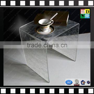 Clear Acrylic U-shaped Antique Console Table PMMA Custom Coffee Table Cheap From Shenzhen Yidong photo-4