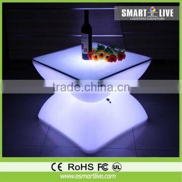 2016 LED Furniture LED Bar Table Rechargeable LED Table