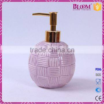 Fashion Style Purple Ceramic Bathroom Accessories photo-2