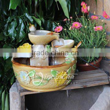 bird tabletop fountain