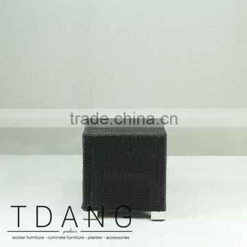 Kessler Wicker Table With Tempered Glass - Outdoor Rattan Coffee Table photo-2