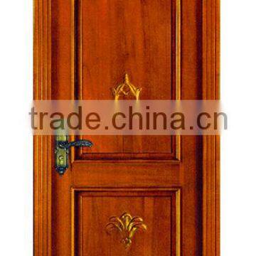 Elegant Noble Carved Solid Wood Entry Door for Residential House in American Style BF11-12191a photo-5