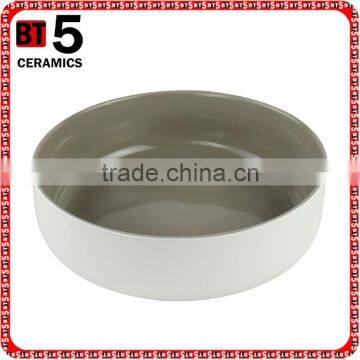 Custom round handle baking dish bake ceramic bakeware