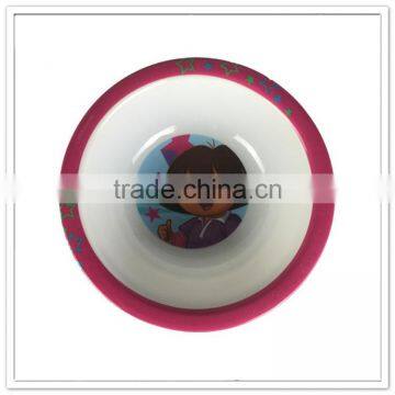 Cute Cartoon Design Children Non Slip 8oz Cereal Milk Melamine Bowl photo-2