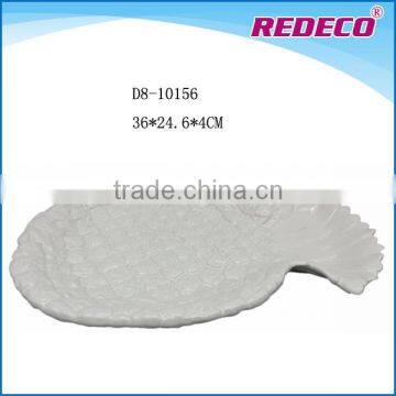 Wholesale pineapple shaped ceramic plate
