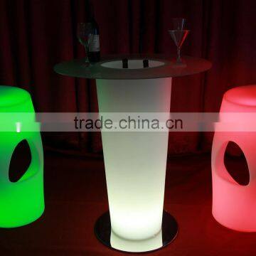 Restaurant plastic led bar chair