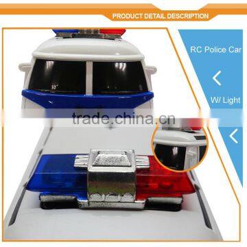 2.4G 2CH Electric Car Remote Control rc Bus Toy With Police Flashlight & Music photo-3