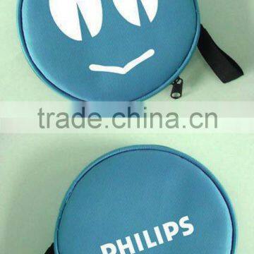 Fashion Round Shape Waterproof Neoprene Cute CD Case Mini DVD Cover Bag photo-3