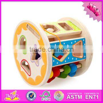2017 New Design Multi-function Blocks Wooden Shape Toys for Toddlers W12D066 photo-2