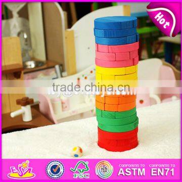 Wholesale Children Educational Wooden Stacking Blocks Game W13D119 photo-5