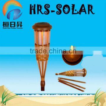 2014 hot selling solar garden outdoor light ,solar bamboo light ,solar tiki torch light