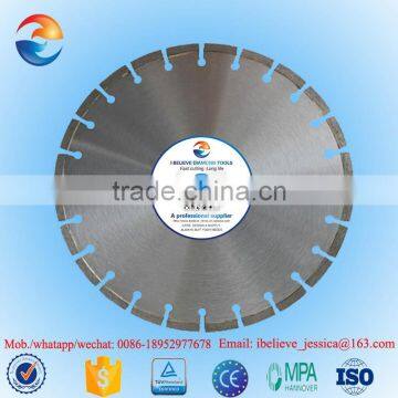 Brazed diamond saw blade for cutting green concrete & cured concrete