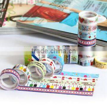 Cheap lovely High Quality Multi Pattern Cartoon padded Adhesive Tape