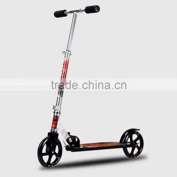 hot sale adult freestyle kick folding scooter with 2 PU wheels