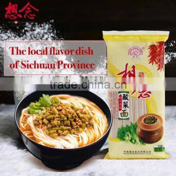 366g Wholesale Instant Noodle Sichuan Spicy Sauerkraut Noodles With Seasoning Bags Xiang Nian Brand photo-3