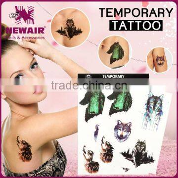 New Air design non-toxic hand skin tattoo sticker temporary tattoo designs