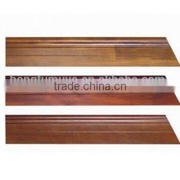 High quality indoor popular laminate mdf baseboard skirting board wall panel for wall decoration