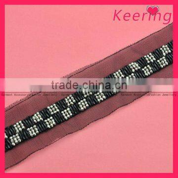 Fashion beaded ceramic tile trim WTP-1149