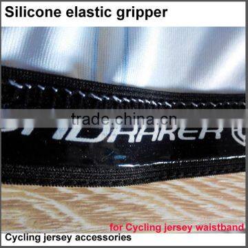 with logo printing Custom Pattern Silicone Gripper Elastic